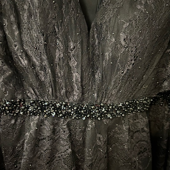 Macduggal black lace cocktail formal dress size 20w NWT - Picture 4 of 8